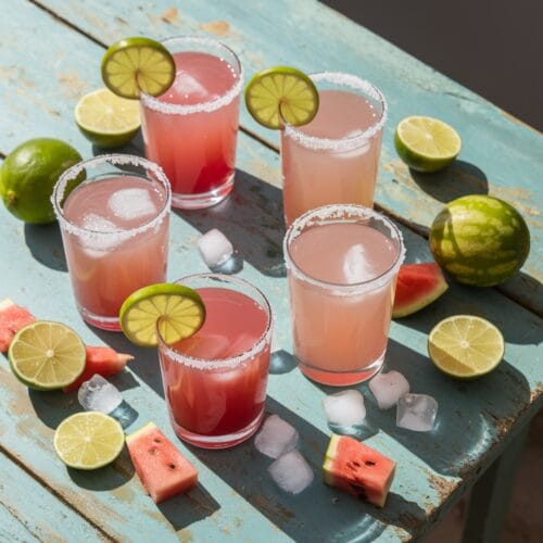 Watermelon Tequila Lime Cooler