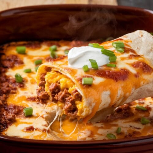 Sausage Breakfast Enchiladas