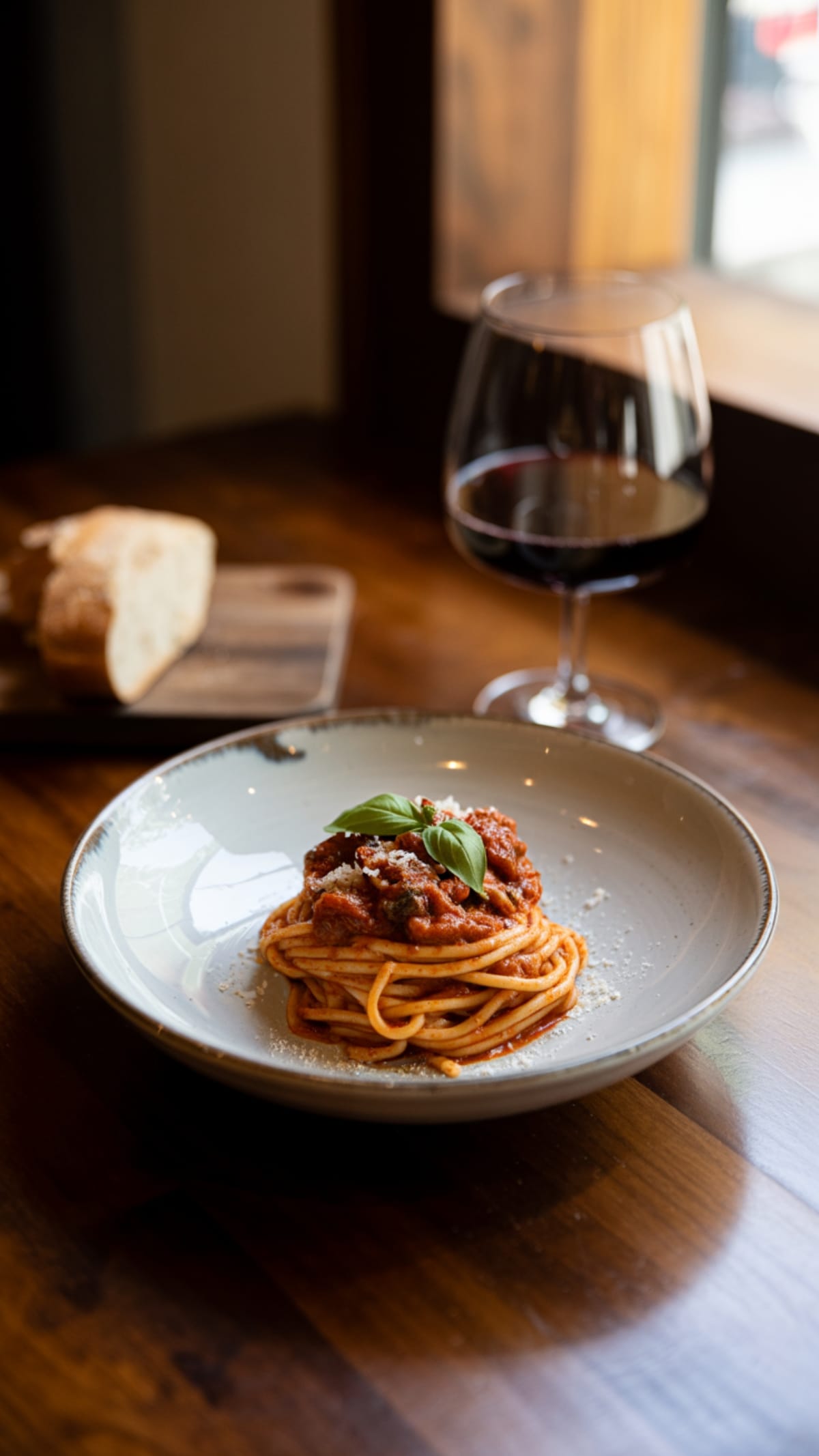 Simple beef marinara linguine combines al dente pasta with rich homemade sauce for a dinner