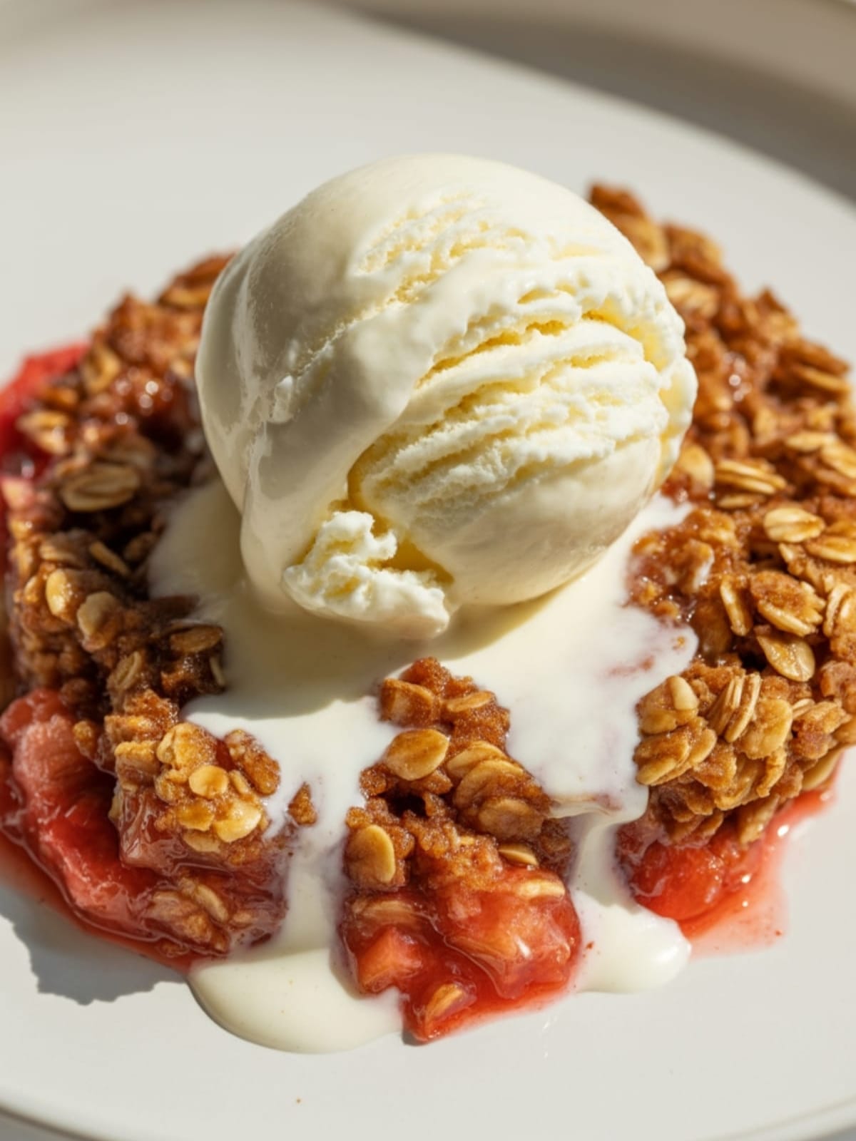 30-Minute Strawberry Rhubarb Crisp - Easier Than Pie!