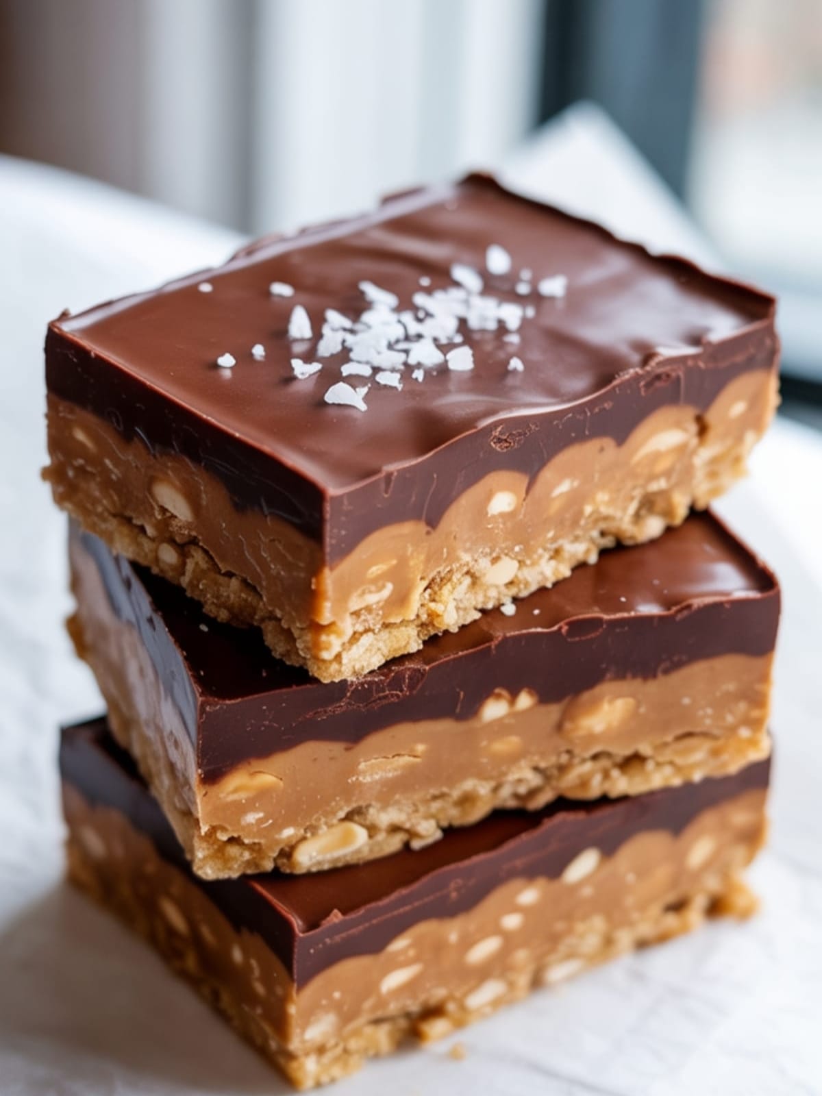 5-Ingredient No-Bake Peanut Butter Bars Ready in 15 Minutes