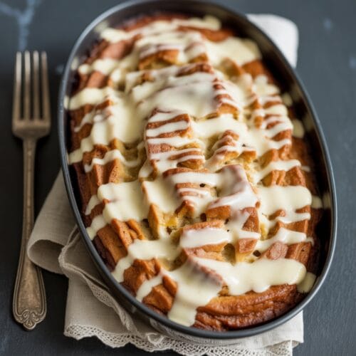 Cozy Banana Bread Pudding
