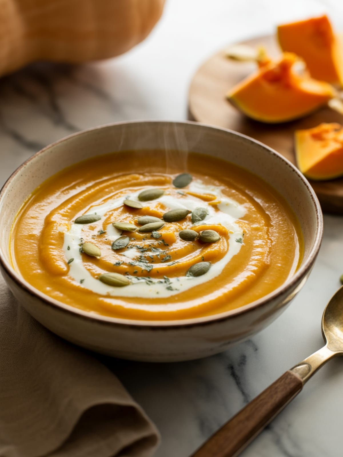 Cozy Instant Pot Butternut Squash Soup in Just 30 Minutes