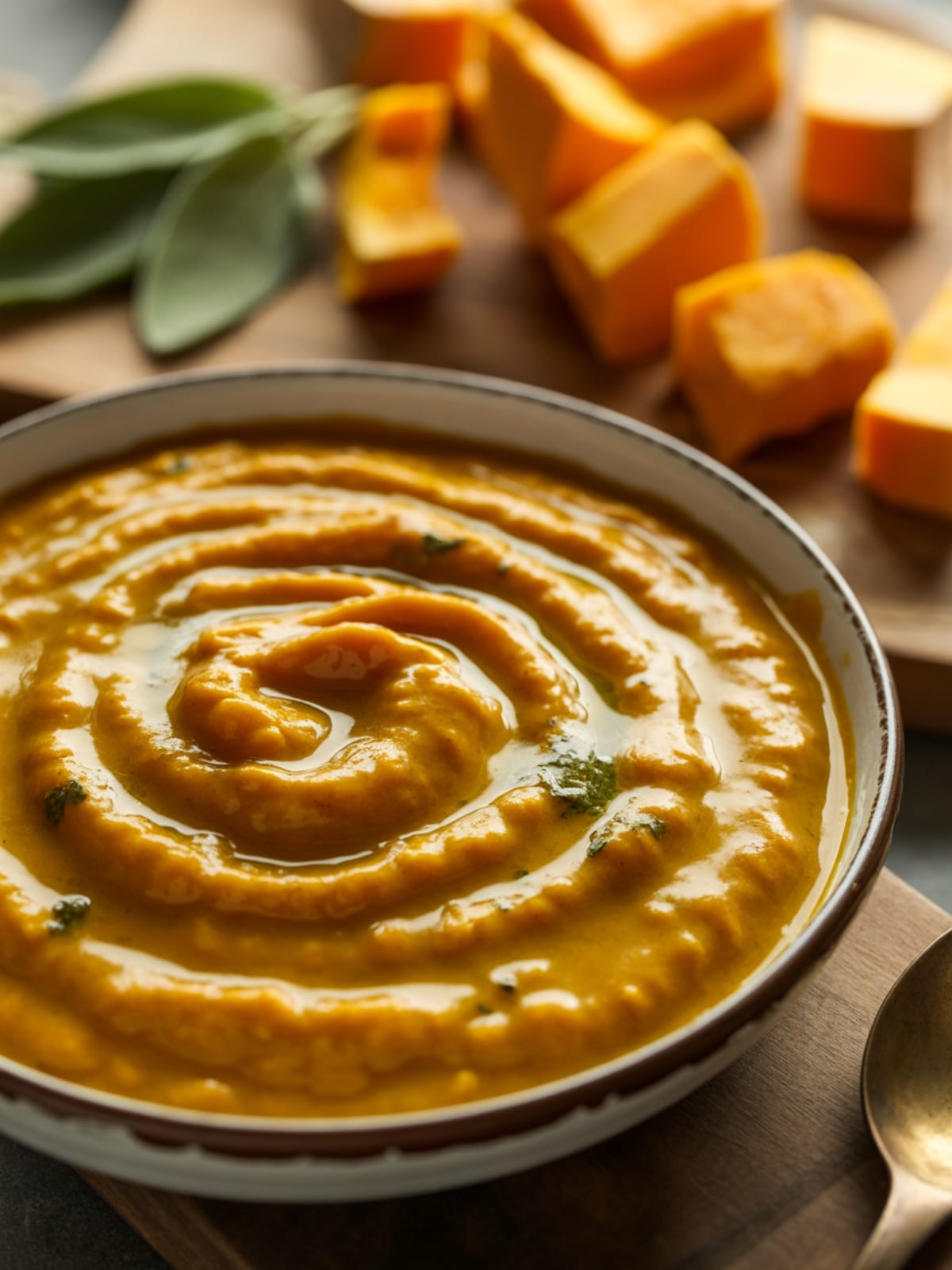 Creamy Butternut Squash Pasta Sauce Without Dairy (Using Frozen Squash)