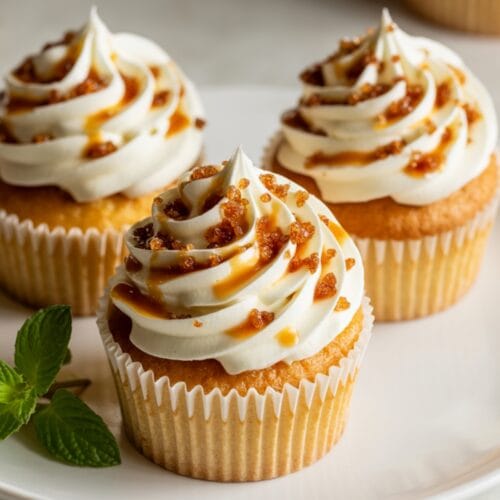 Crème Brûlée Cupcakes