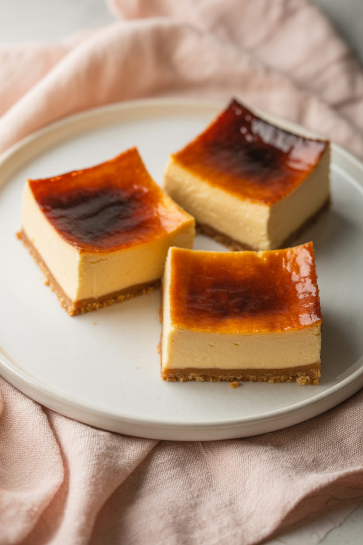 Decadent Creme Brulee Cheesecake Dessert Bars You Can't Resist