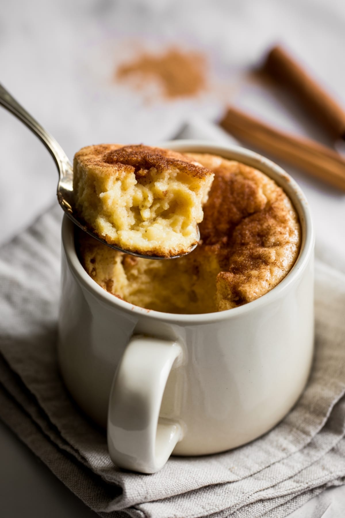 Dessert for One - White Cake Snickerdoodle Mug