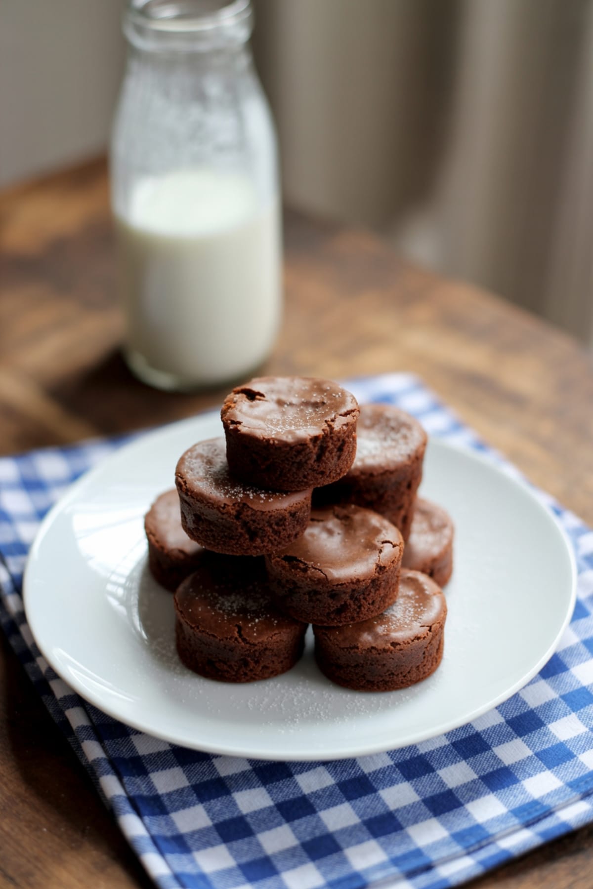 Easy Fudgy Brownie Cupcakes in Mini Form