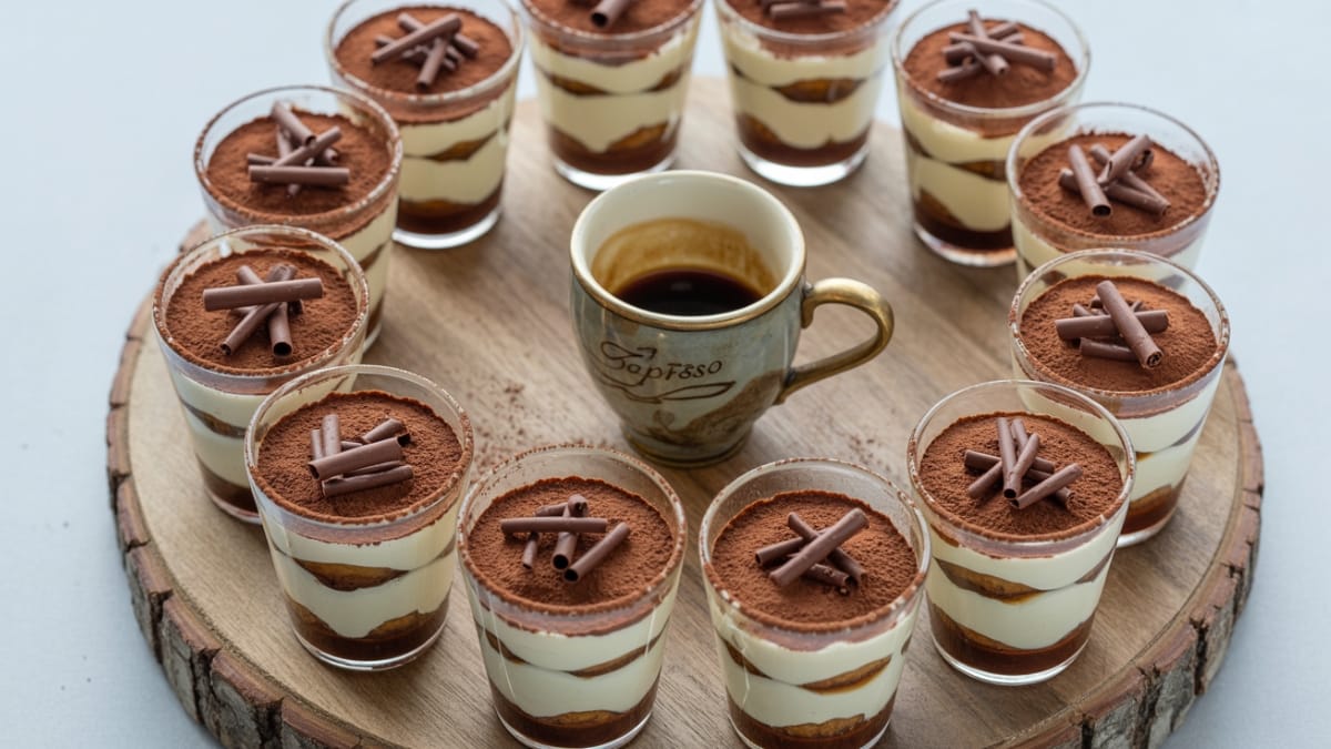 Easy Mini Tiramisu Cups- Individual Italian Dessert Perfection