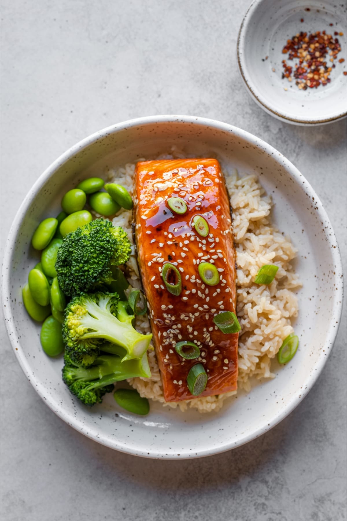 Flavorful Teriyaki Salmon Rice Bowl Dinner