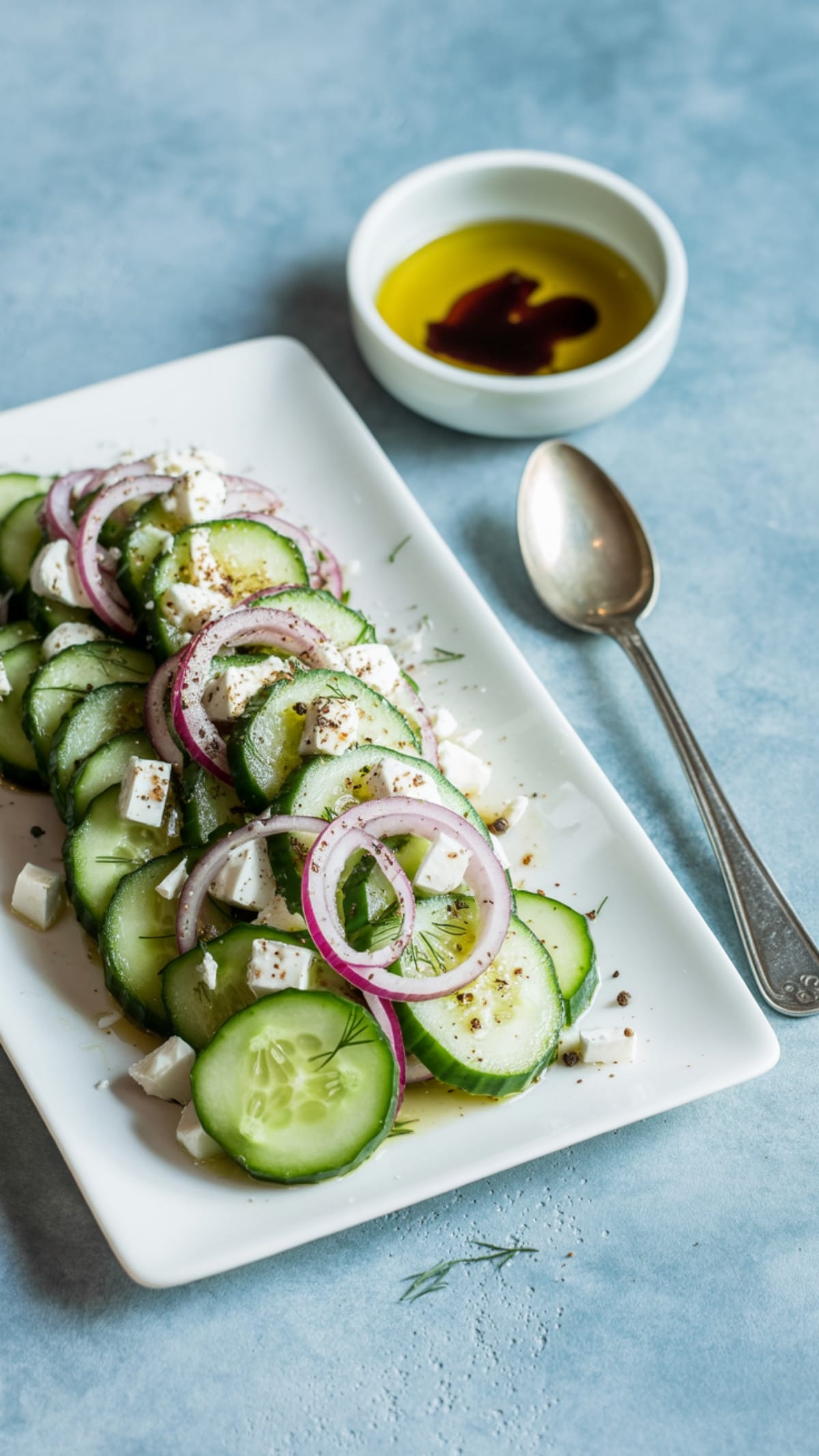 Fresh Summer Cucumber Feta Salad Recipe