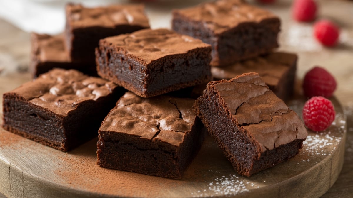 Fudgy Cocoa Powder Brownies- No Chocolate Bars Needed!