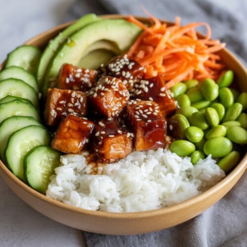 Healthy Sweet Chili Salmon Bowl