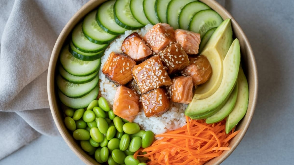 Healthy Sweet Chili Salmon Bowl- A Perfect Balance of Flavor and Nutrition