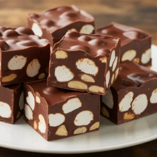Irresistible Rocky Road Fudge