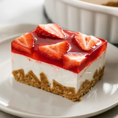 Irresistible Strawberry Pretzel Salad