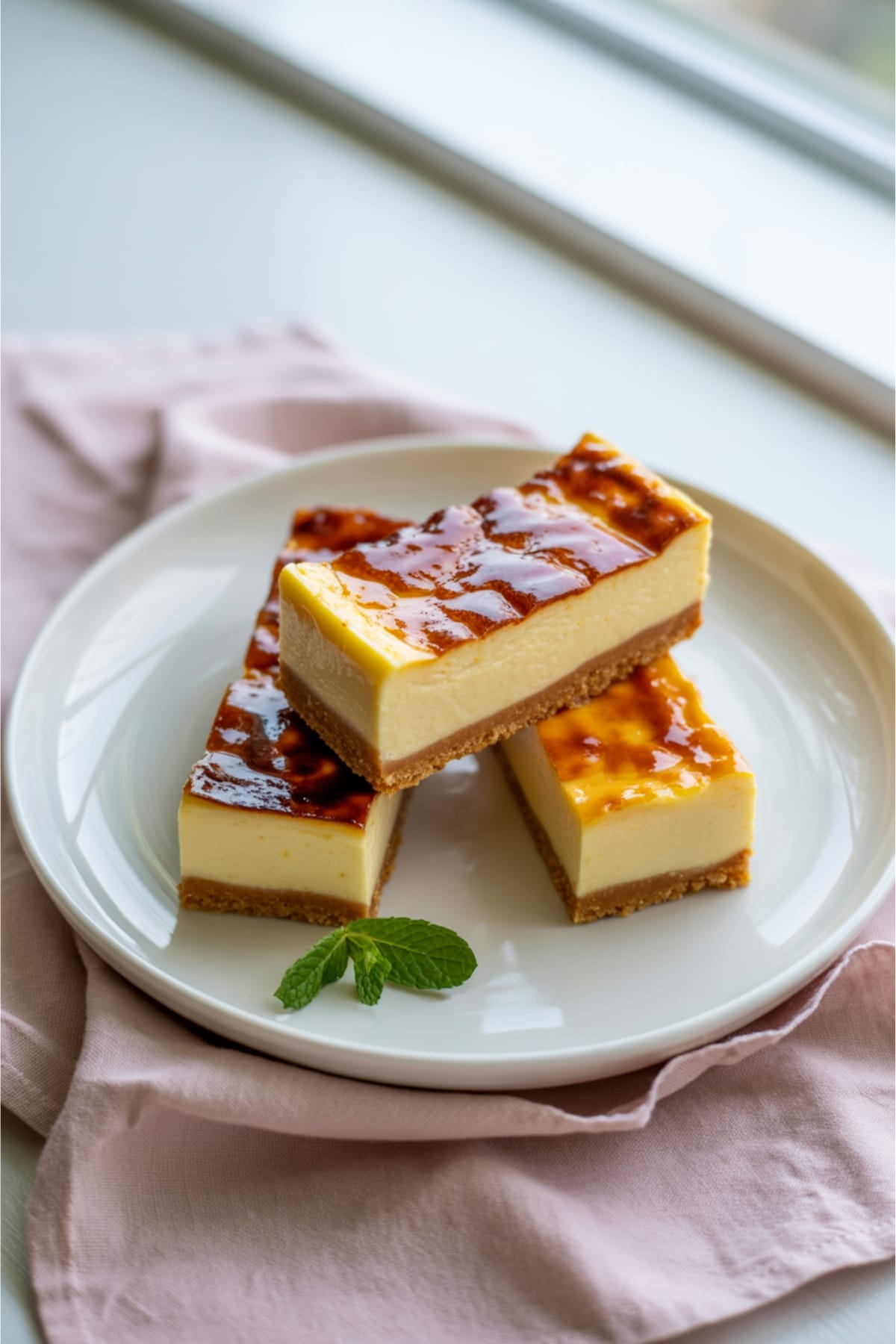 Make-Ahead Brulee Cheesecake Bars Perfect For Entertaining