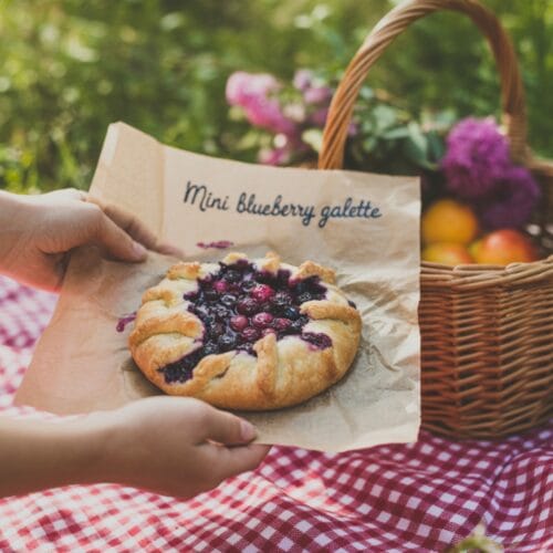 Mini Blueberry Galettes