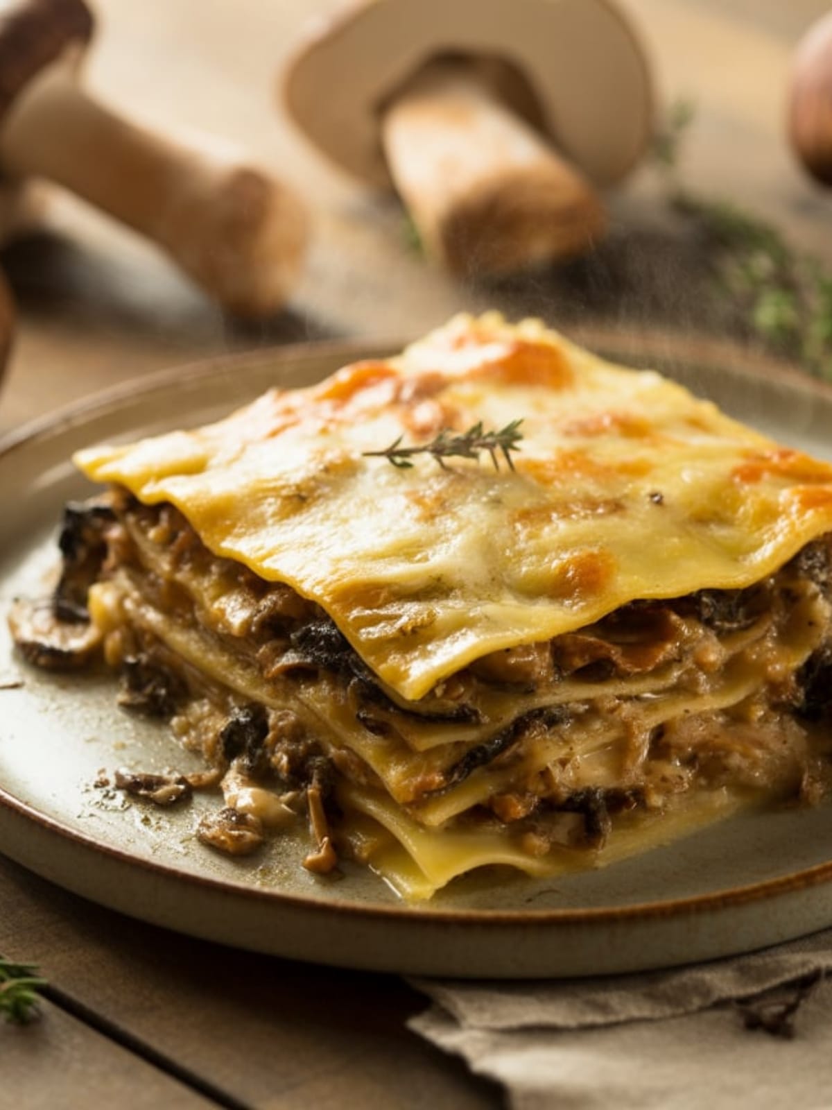 Porcini & Wild Mushroom Lasagne