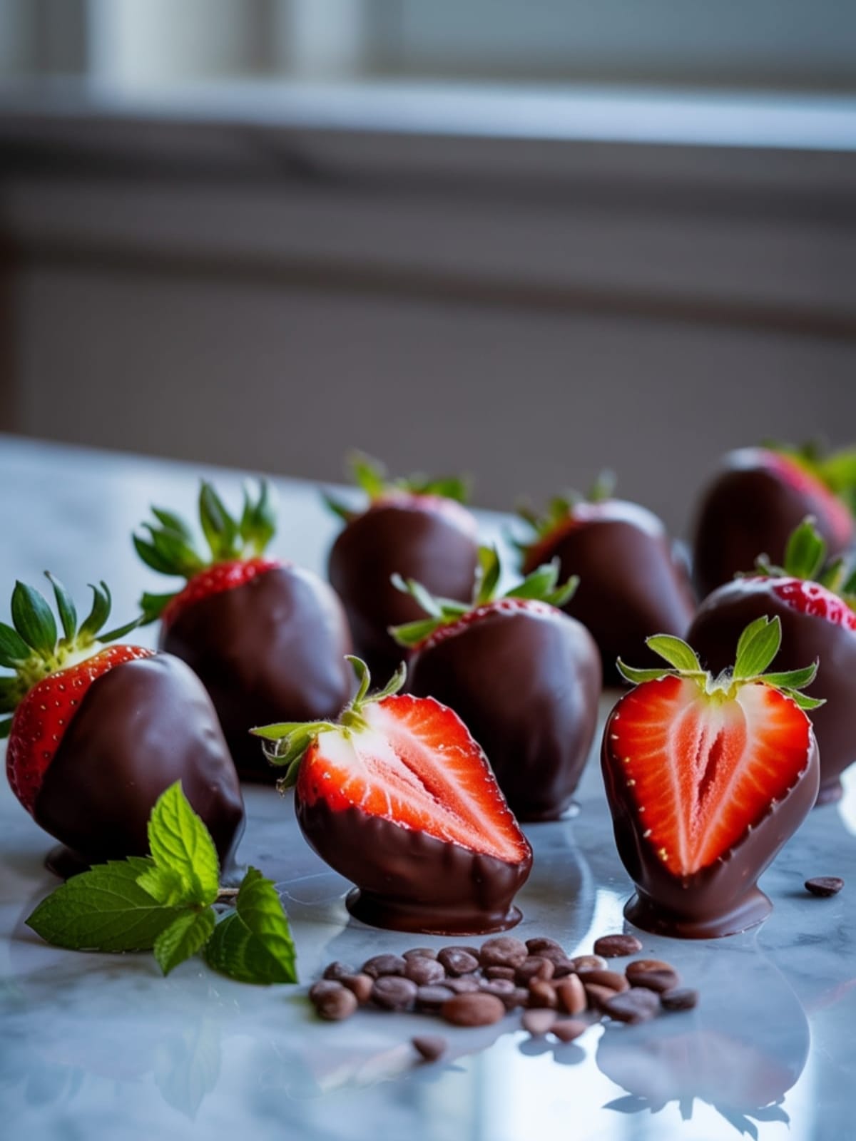 Perfect Dark Chocolate Dipped Strawberries - Elegant Simplicity
