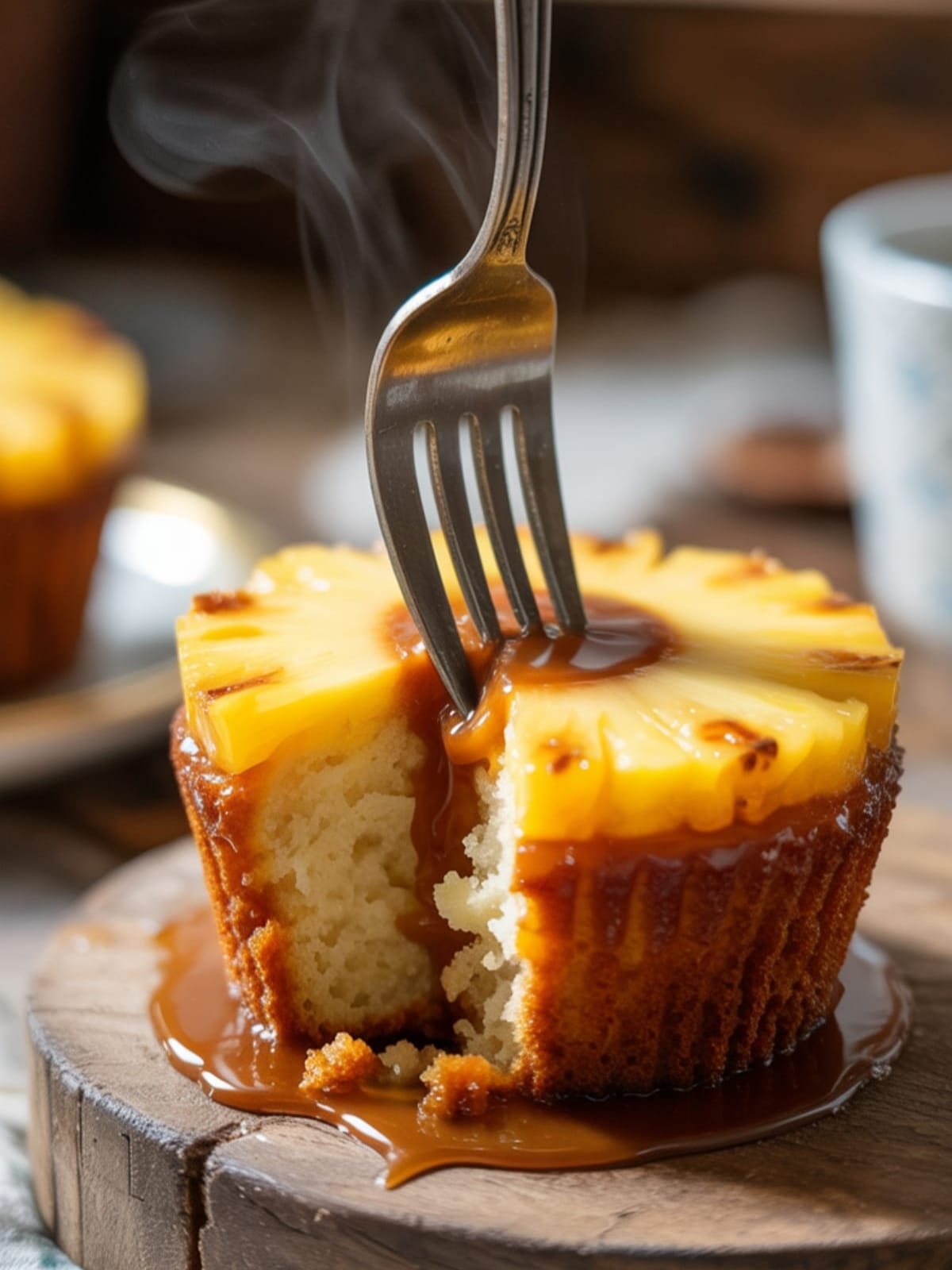 Personal Pineapple Upside Down Cakes - Perfect Single Servings