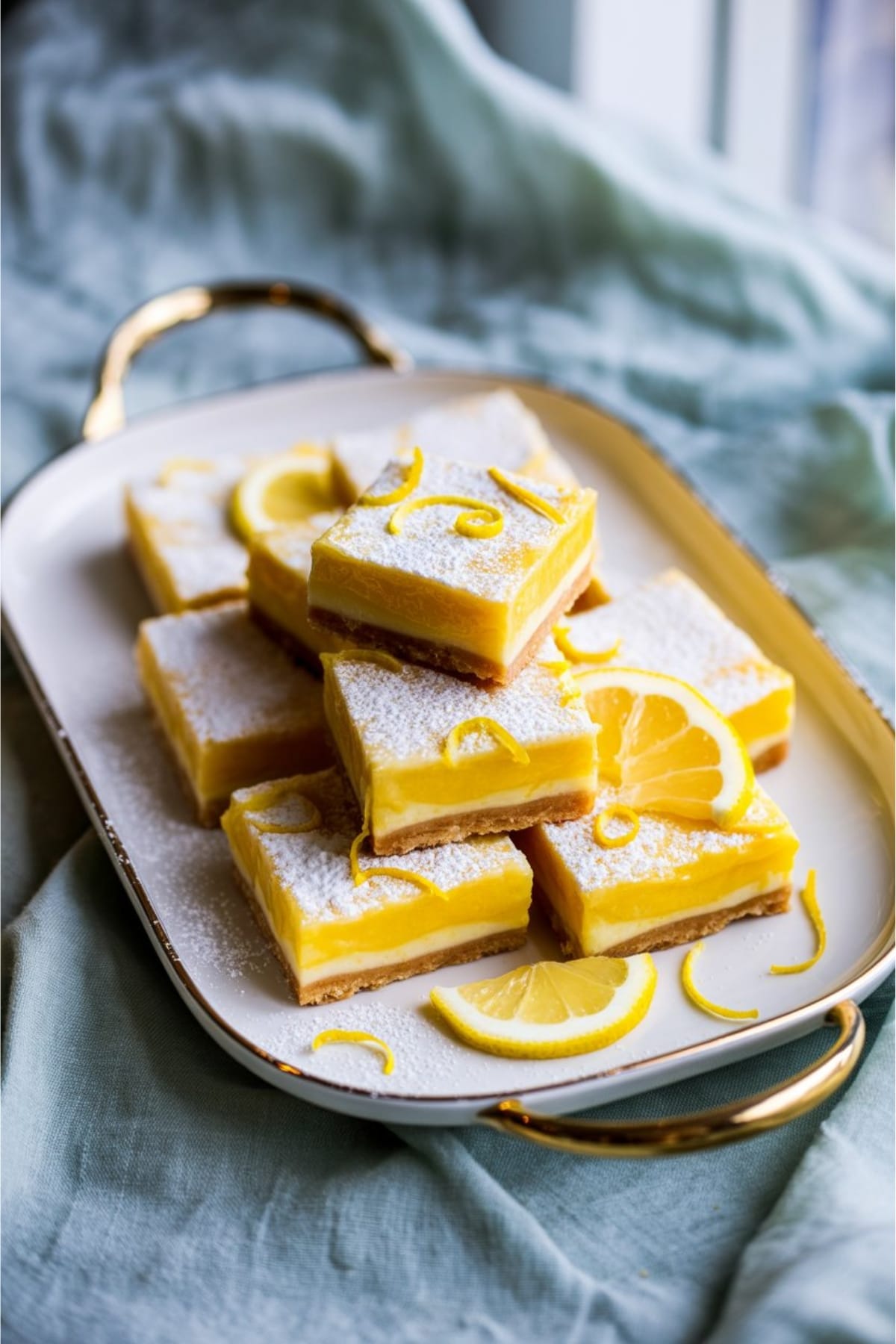 Plant-Based Lemon Bars - Easy Vegan Dessert Bar Recipe