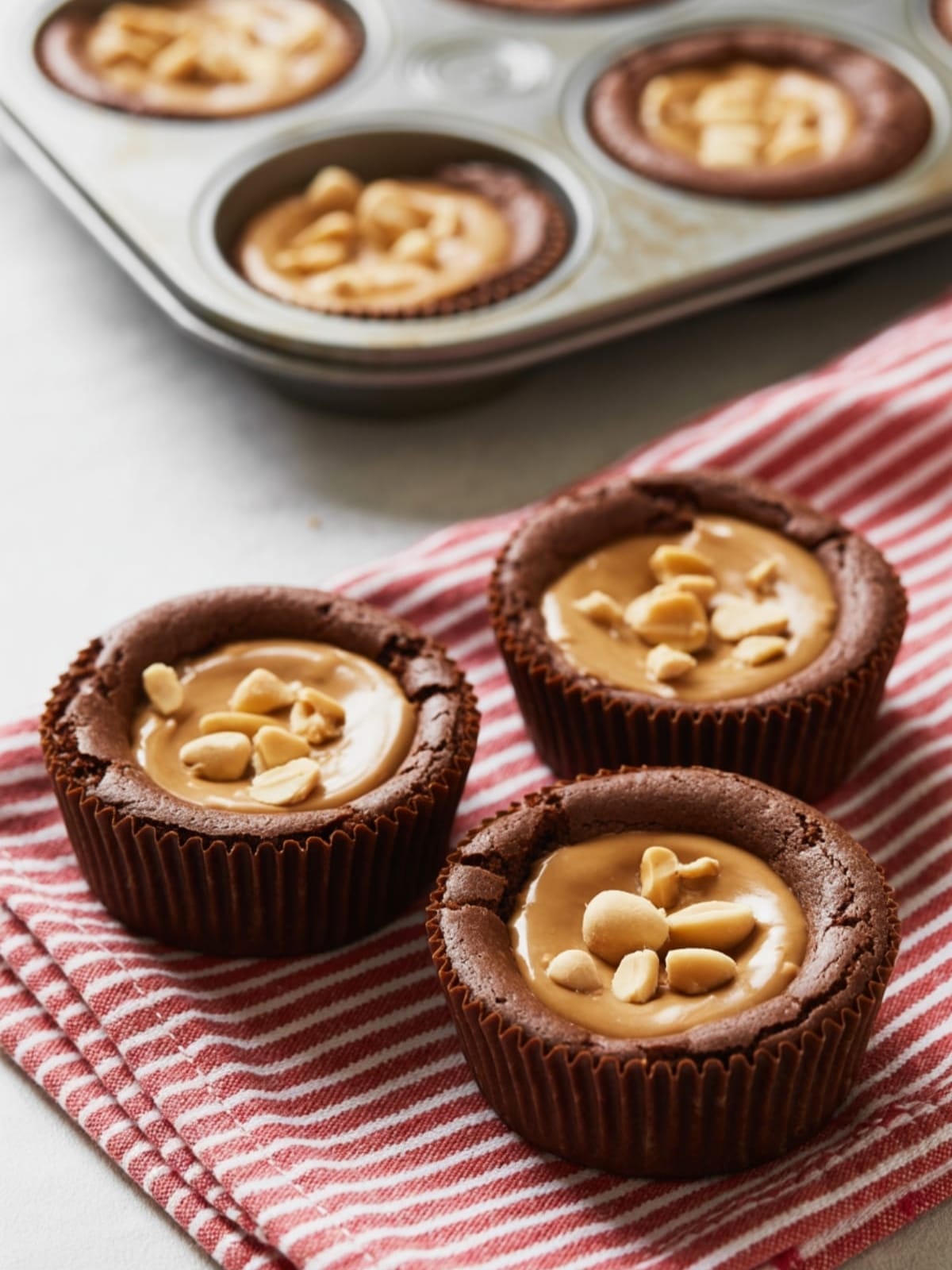 Reese’s Peanut Butter Brownies—Homemade & Gooey