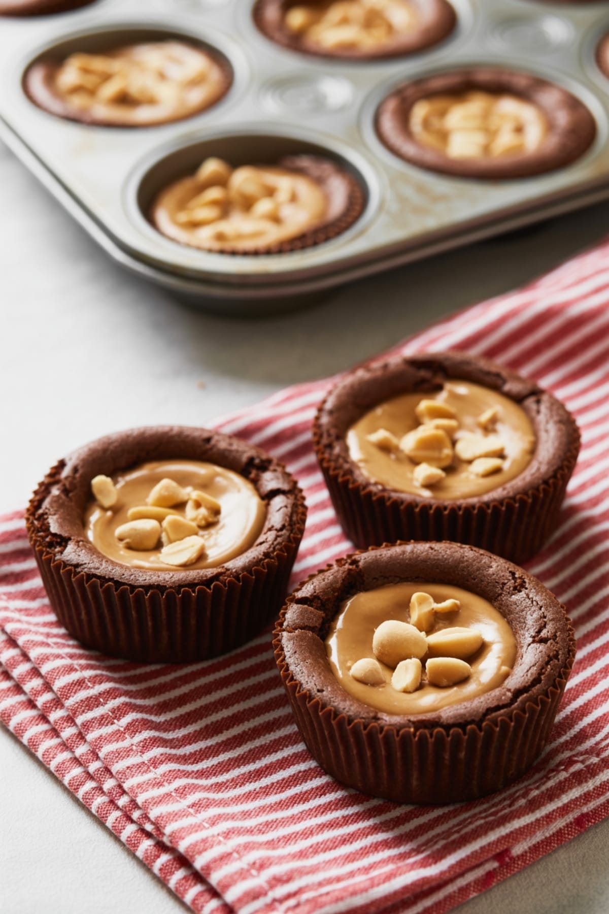 Reese’s Peanut Butter Brownies—Homemade & Gooey