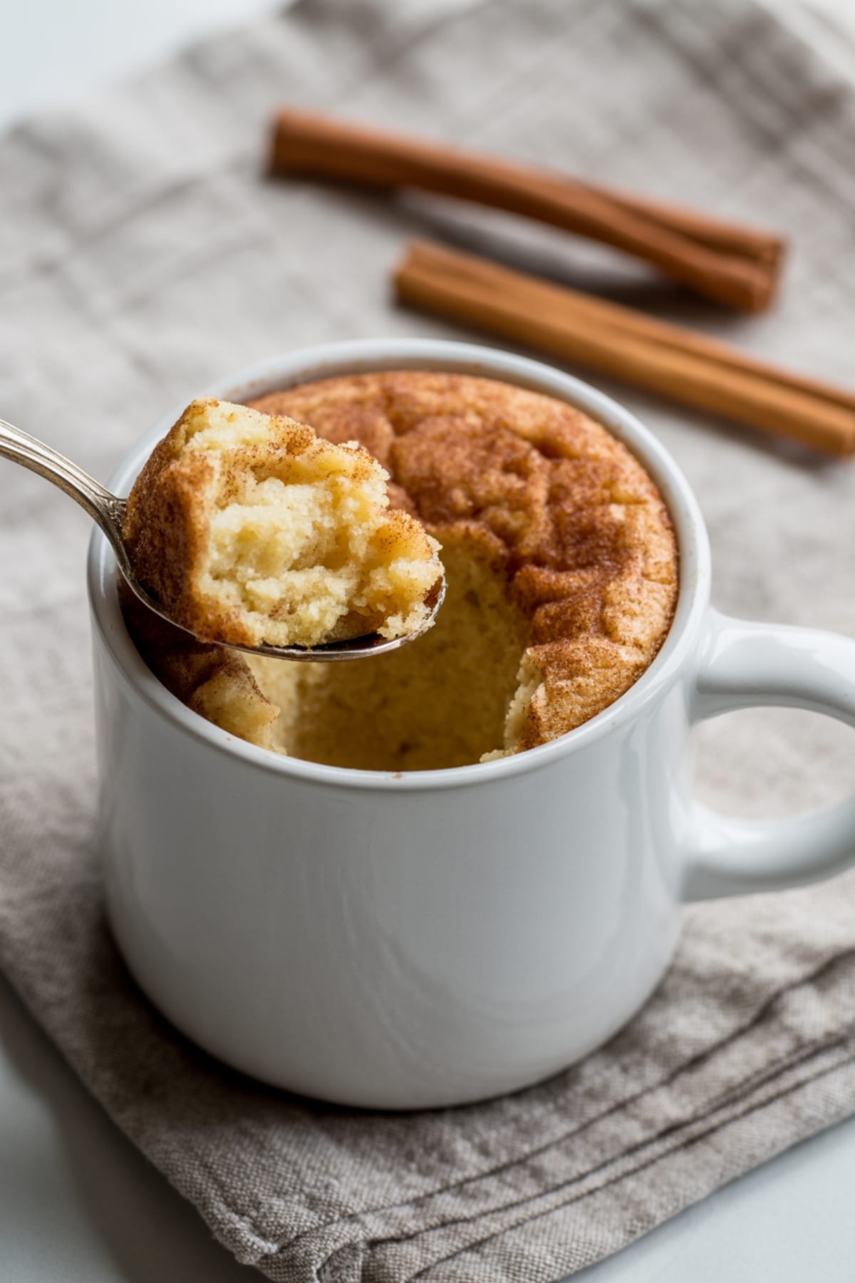 Single Serving Snickerdoodle Mug - DIY Dessert