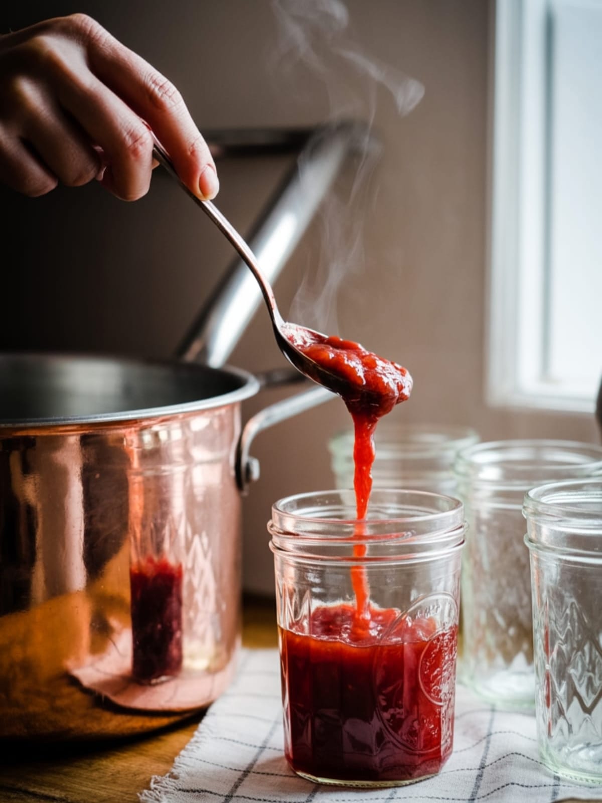 Small-Batch Strawberry Rhubarb Jam - Perfect for Canning Gifts