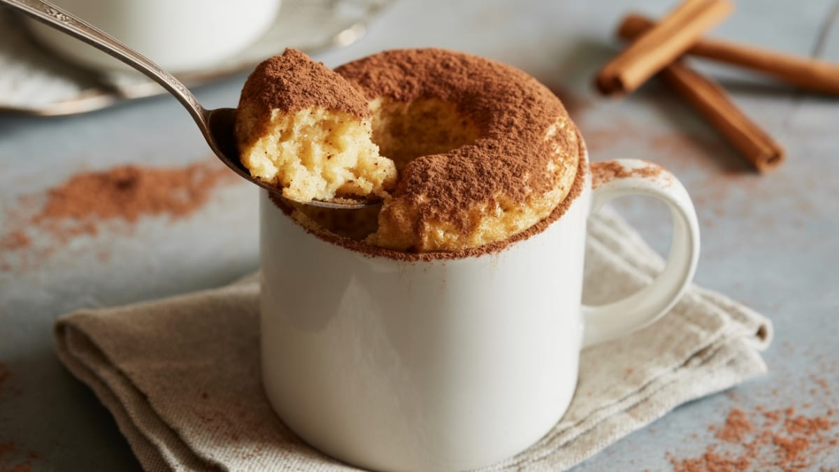 Snickerdoodle Mug Cake - 3-Minute Cinnamon Sugar Bliss in a Cup
