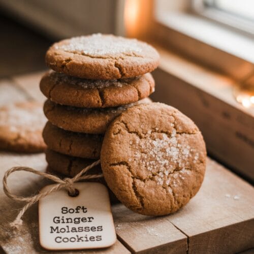 Soft Ginger Molasses Cookies Recipe