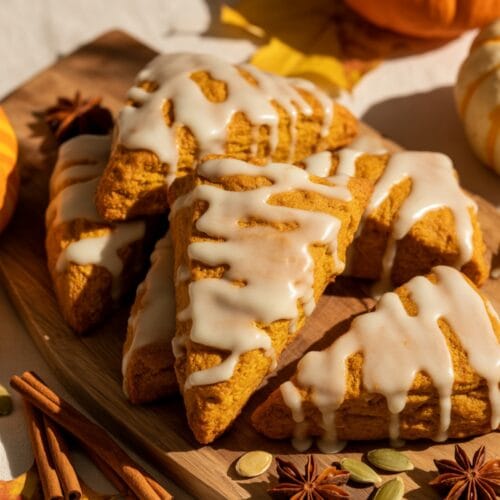 Starbucks Copycat Vegan Pumpkin Scones