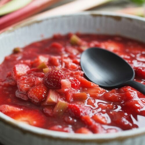 Strawberry Rhubarb Pie Filling