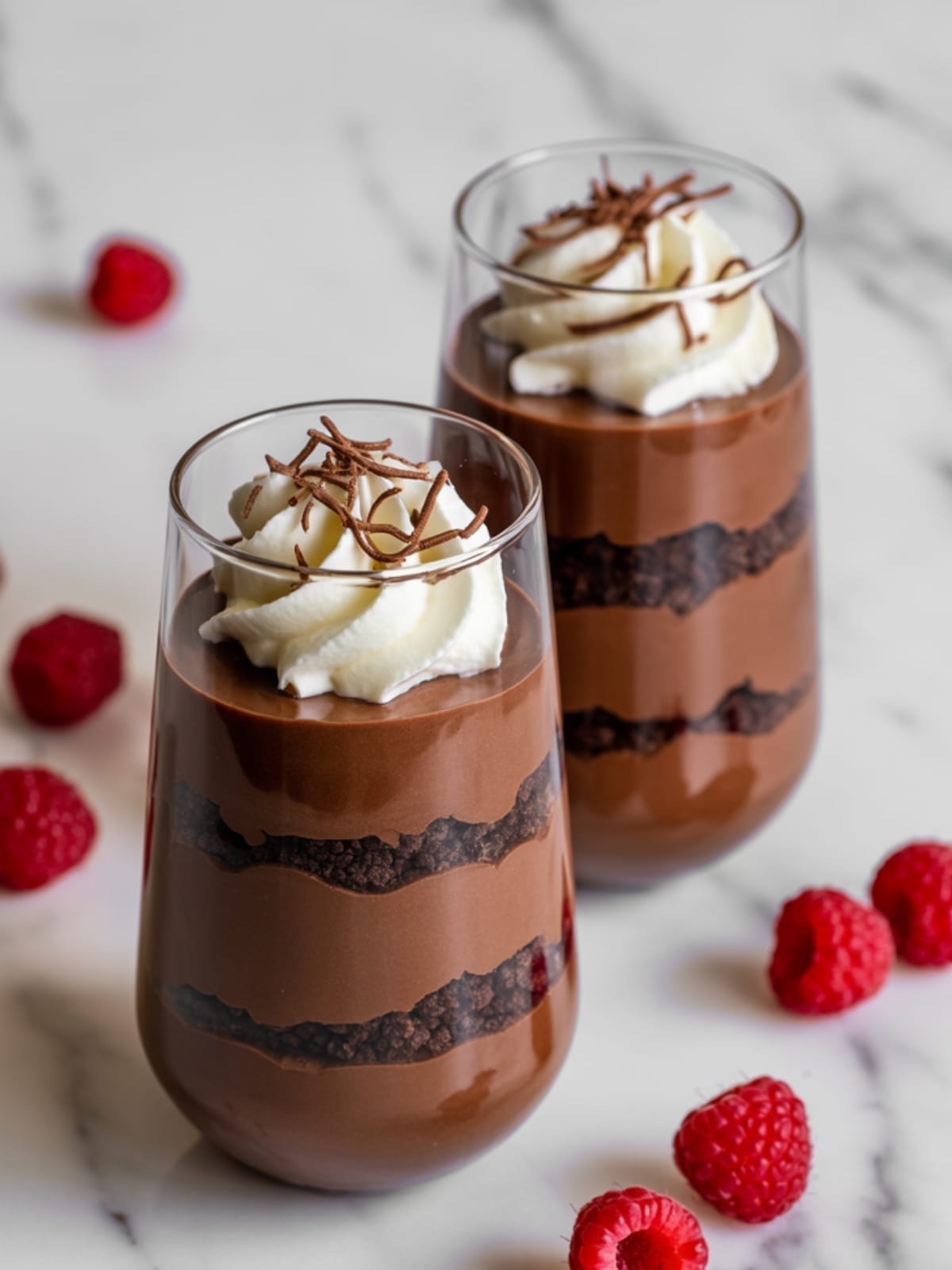 Stunning Layered Chocolate Parfait - Make Ahead Dinner Party Star