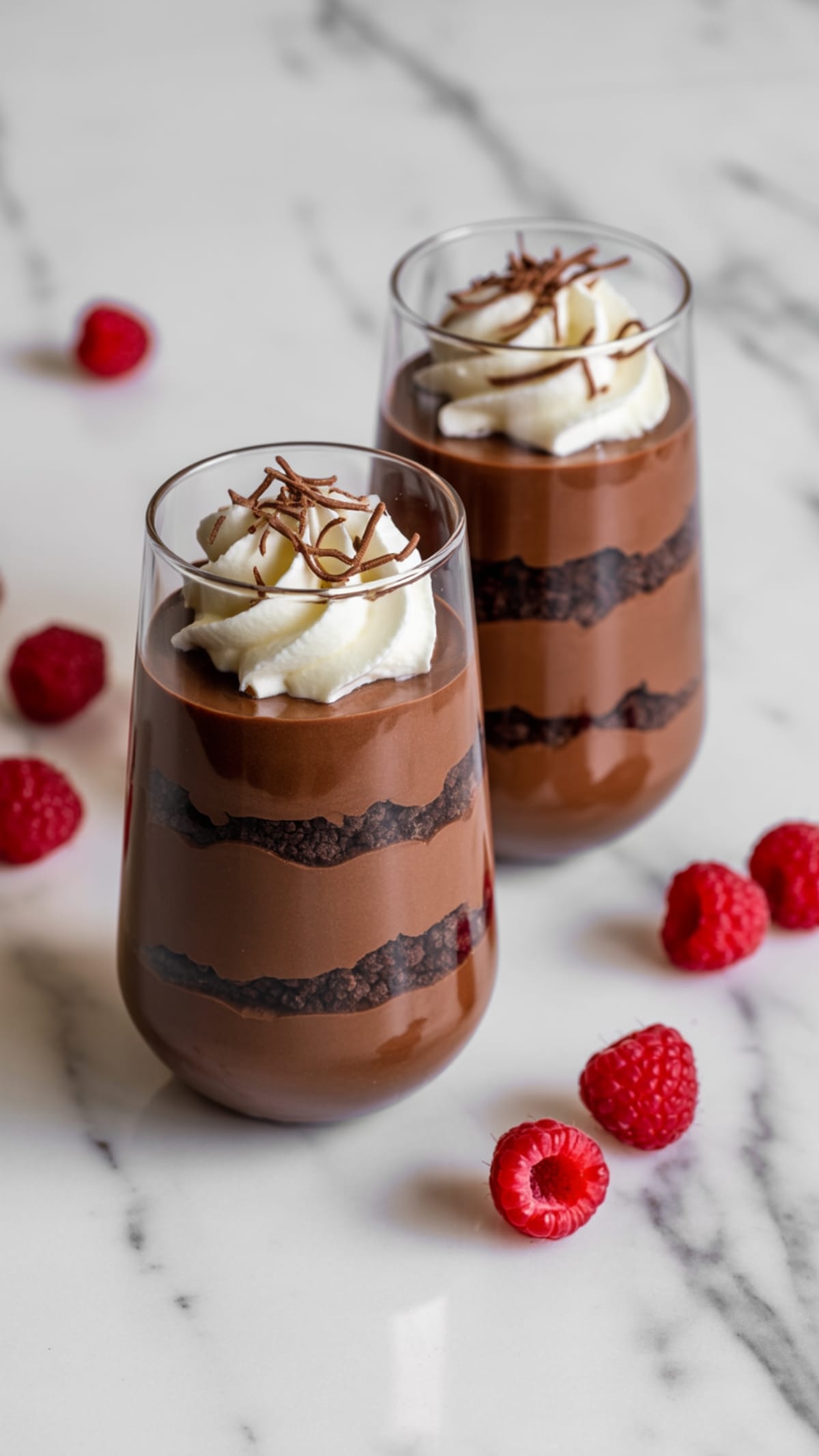 Stunning Layered Chocolate Parfait - Make Ahead Dinner Party Star