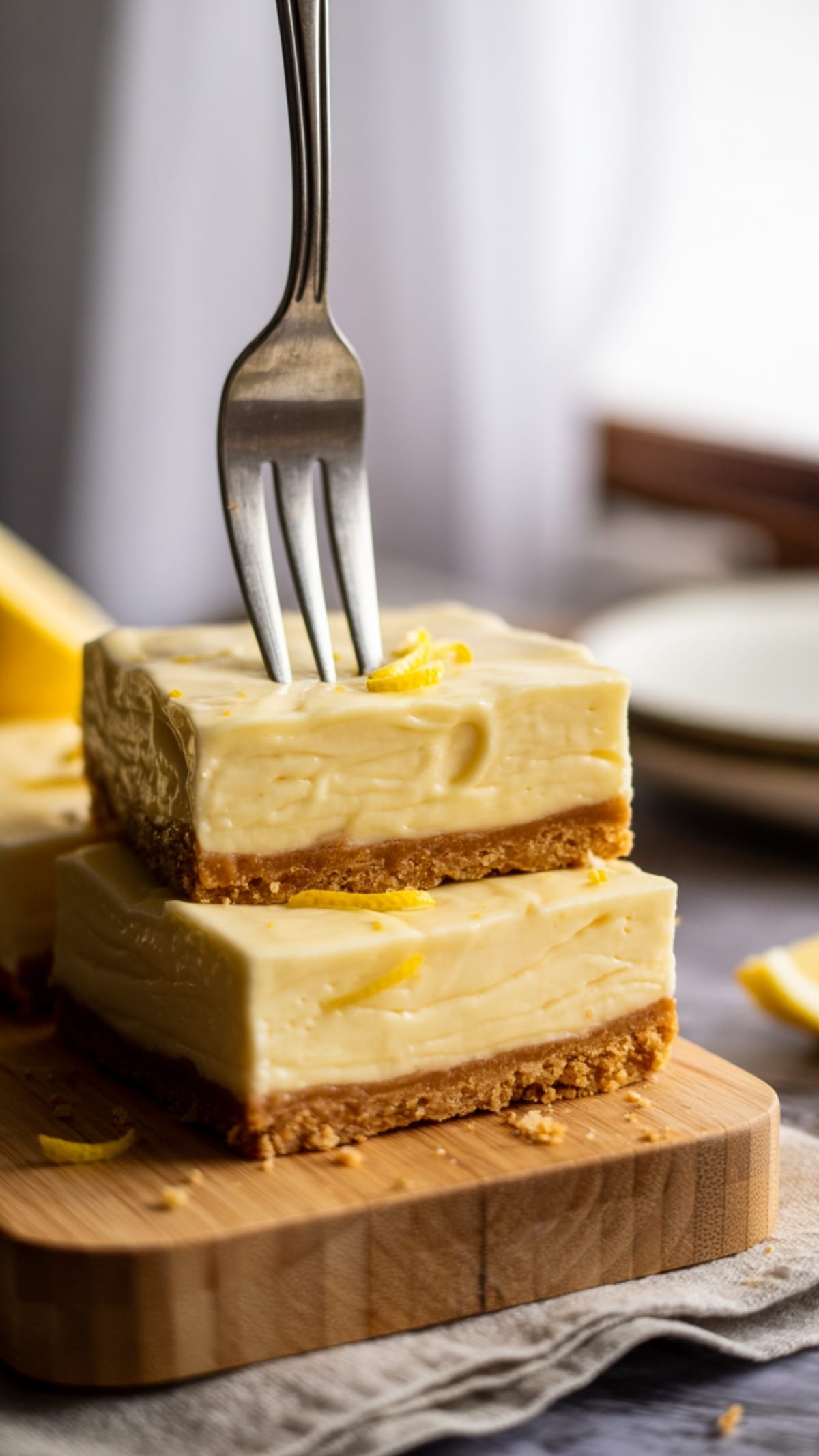 Sunshine Lemon Cream Cheese Bars- Better Than Cheesecake