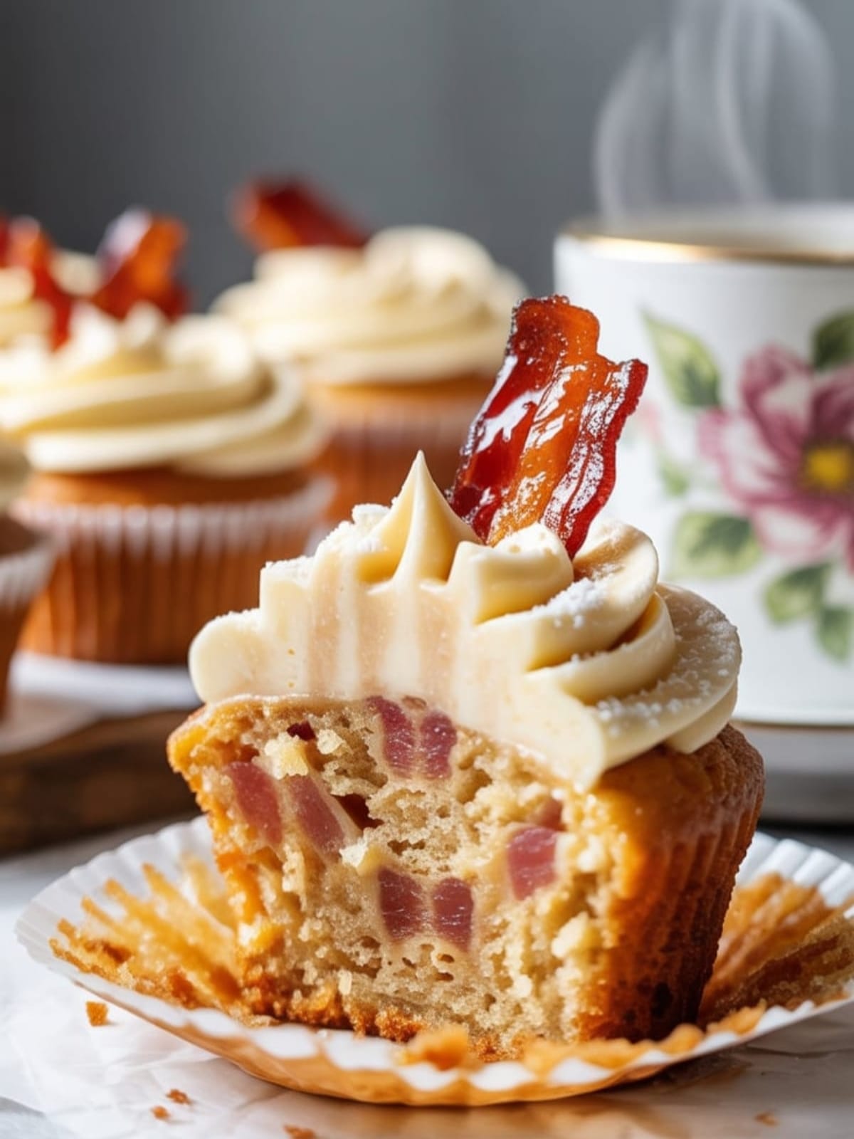 Sweet & Savory Maple Bacon Cupcakes for Brunch Lovers