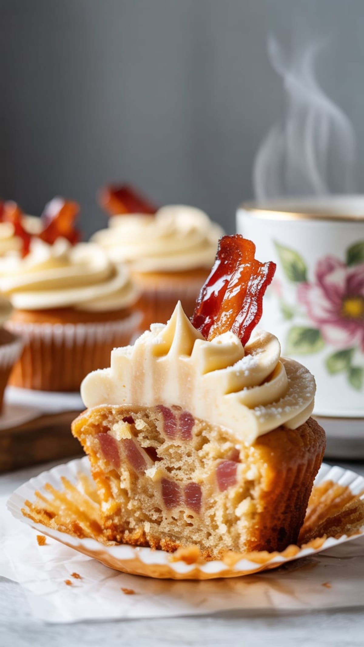 Sweet & Savory Maple Bacon Cupcakes for Brunch Lovers
