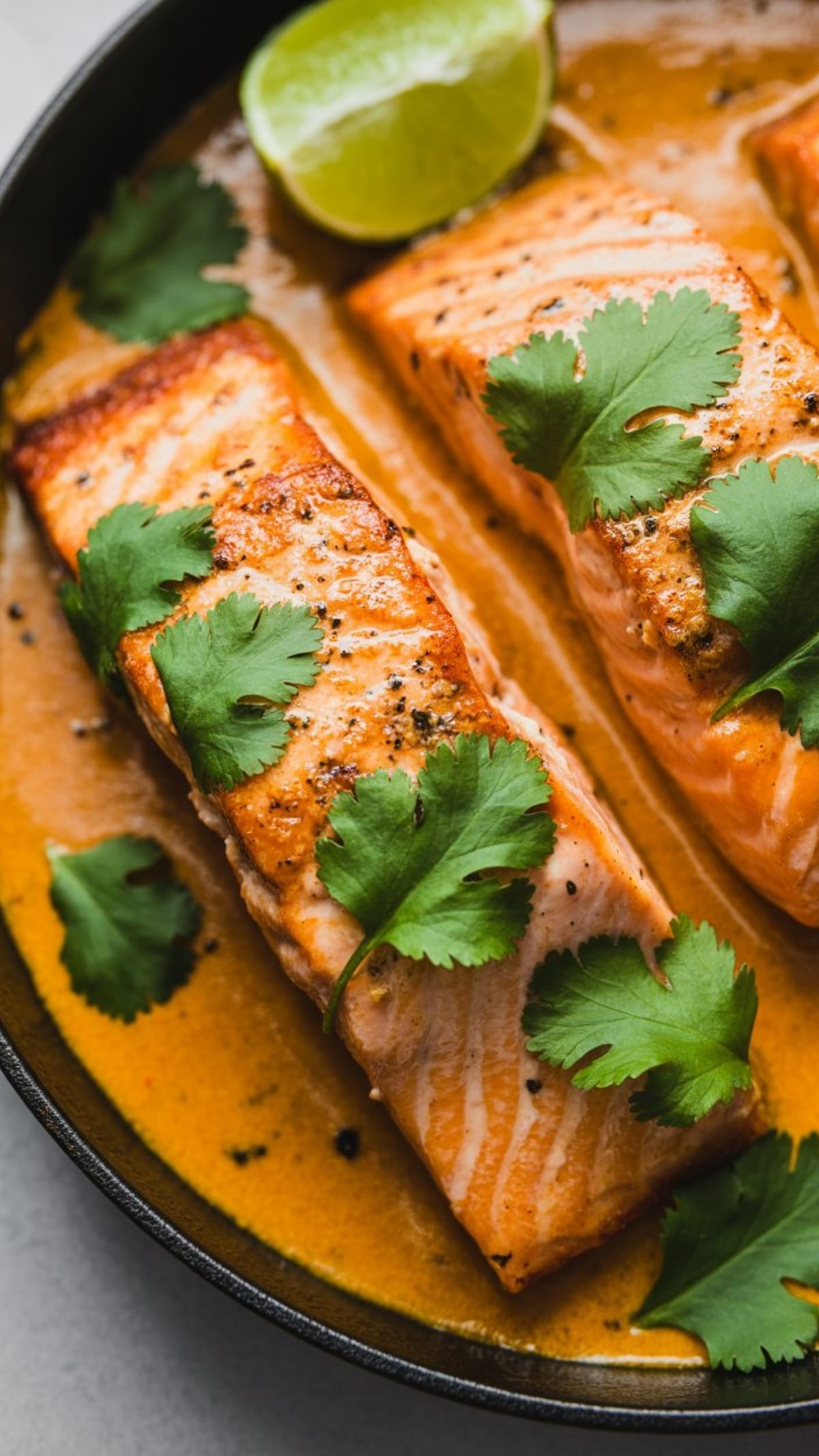 Thai Inspired Coconut Curry Salmon Recipe