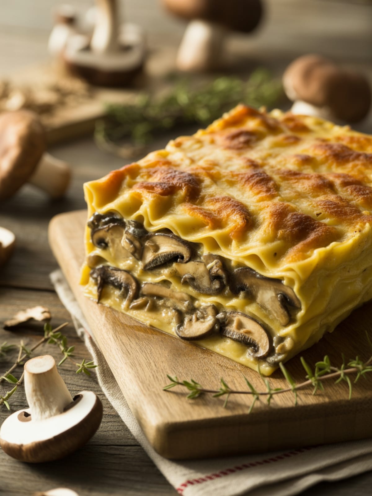 The Ultimate Porcini & Wild Mushroom Lasagne: A Luxurious Vegetarian Delight
