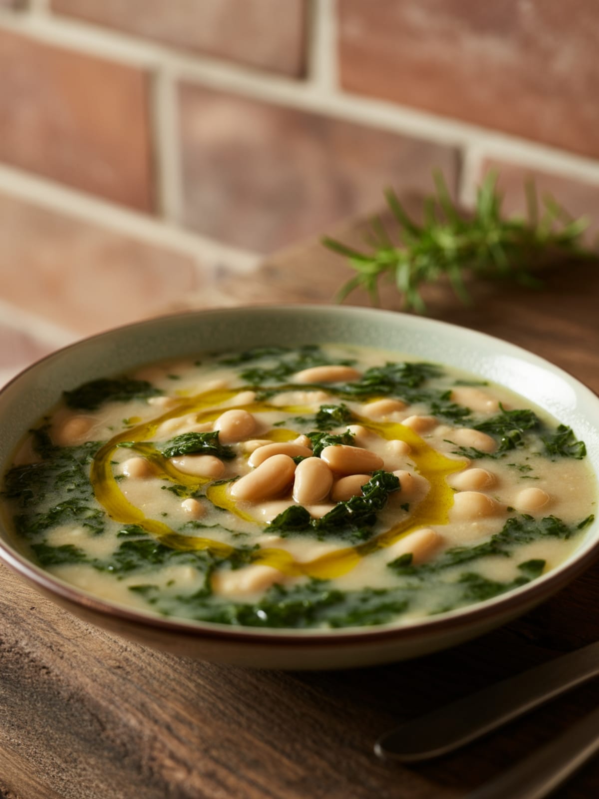 Tuscan White Bean and Kale Soup Cozy Dinner