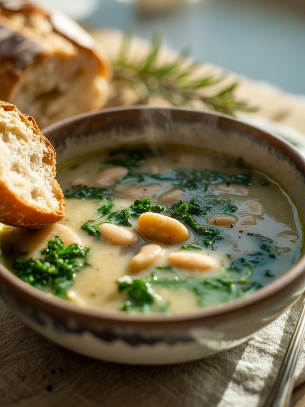 Hearty Tuscan White Bean and Kale Soup: Italian Comfort in a Bowl
