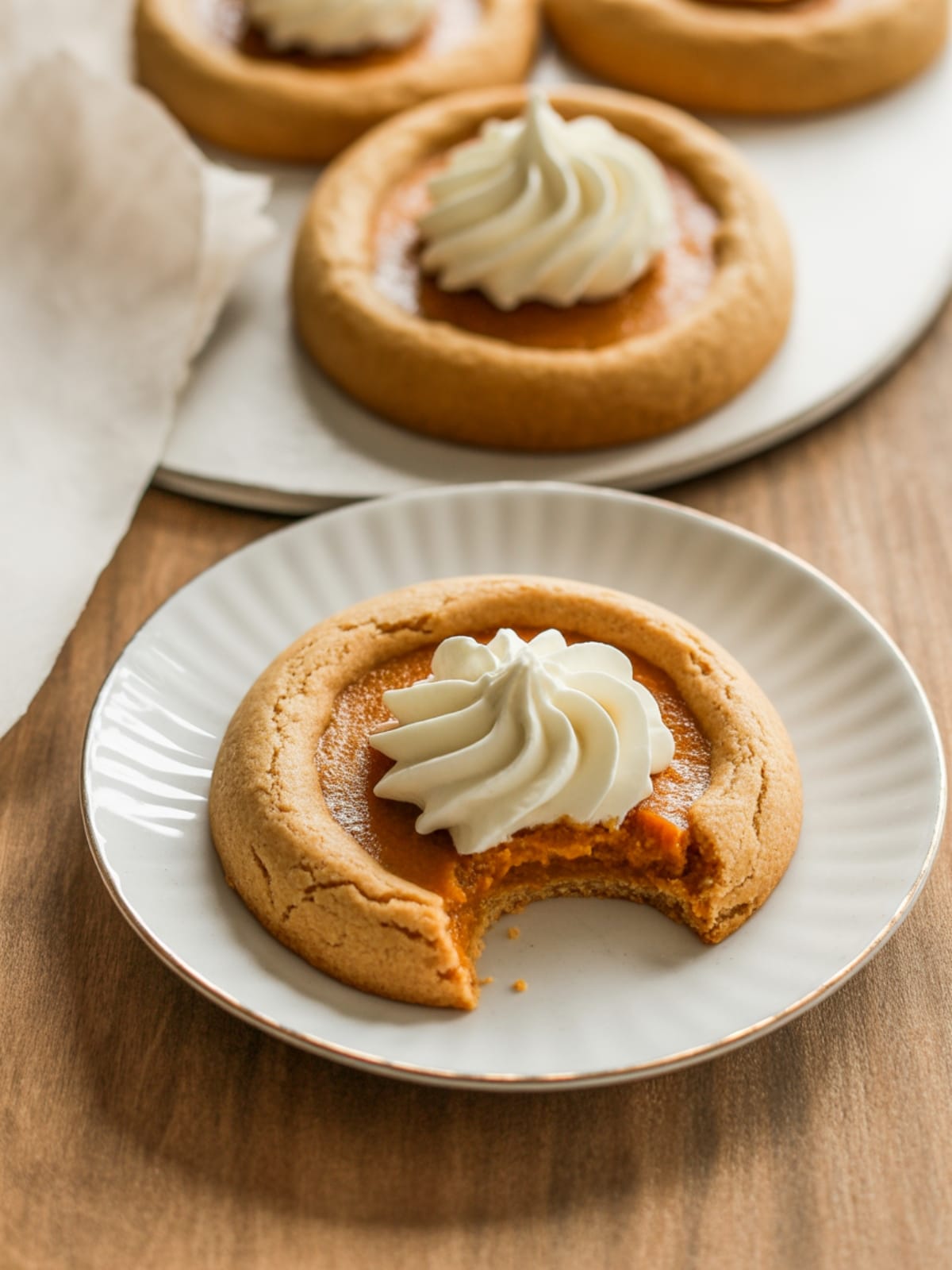 Vegan Pumpkin Pie Cookies Dairy Free Treat
