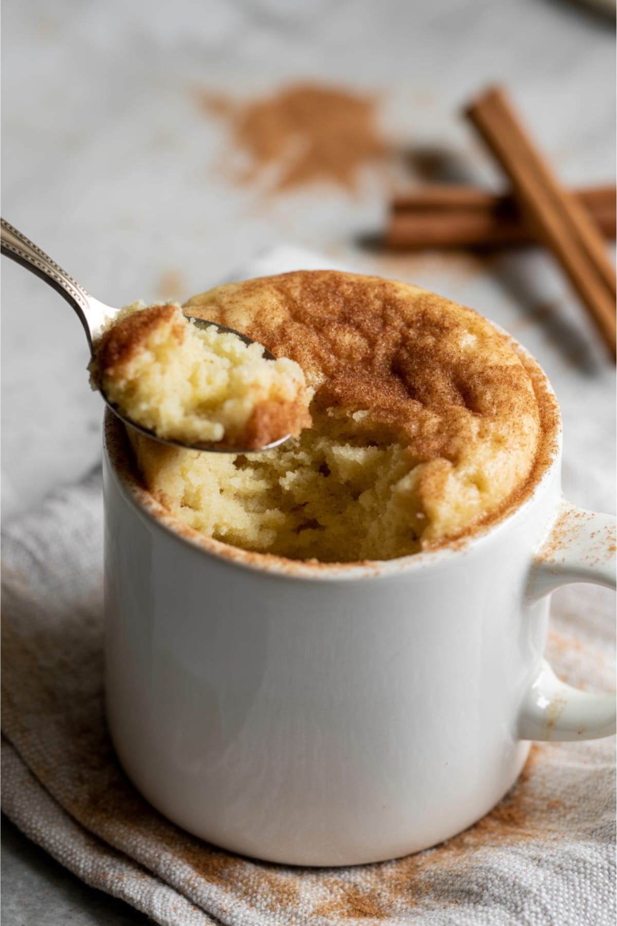 Yellow Cake Mix Snickerdoodle Mug - Quick Dessert