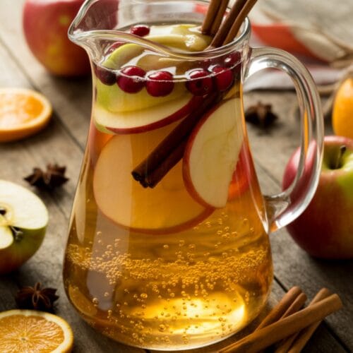 Apple Cider Sangria For Fall Gatherings
