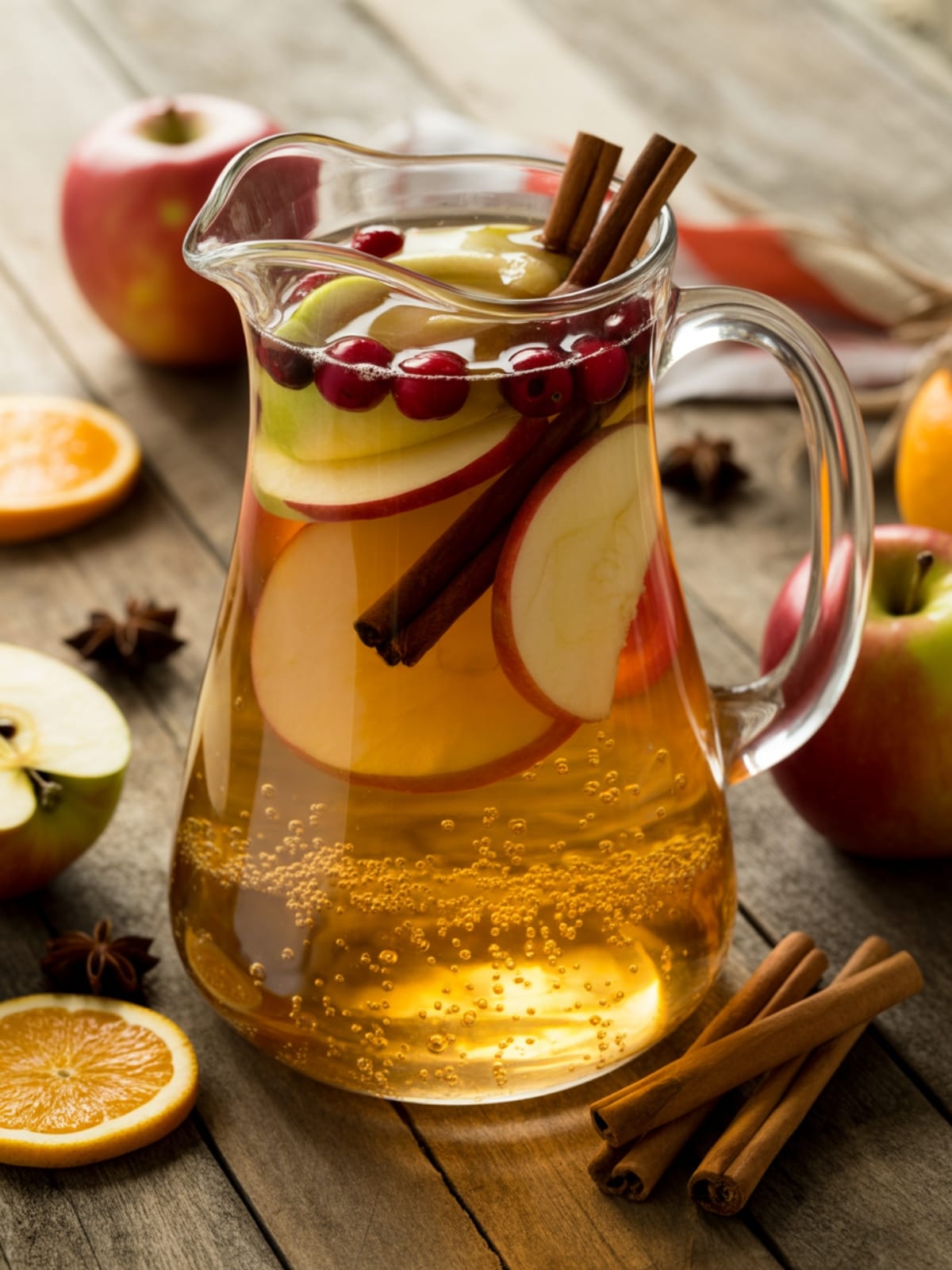 Apple Cider Sangria For Fall Gatherings