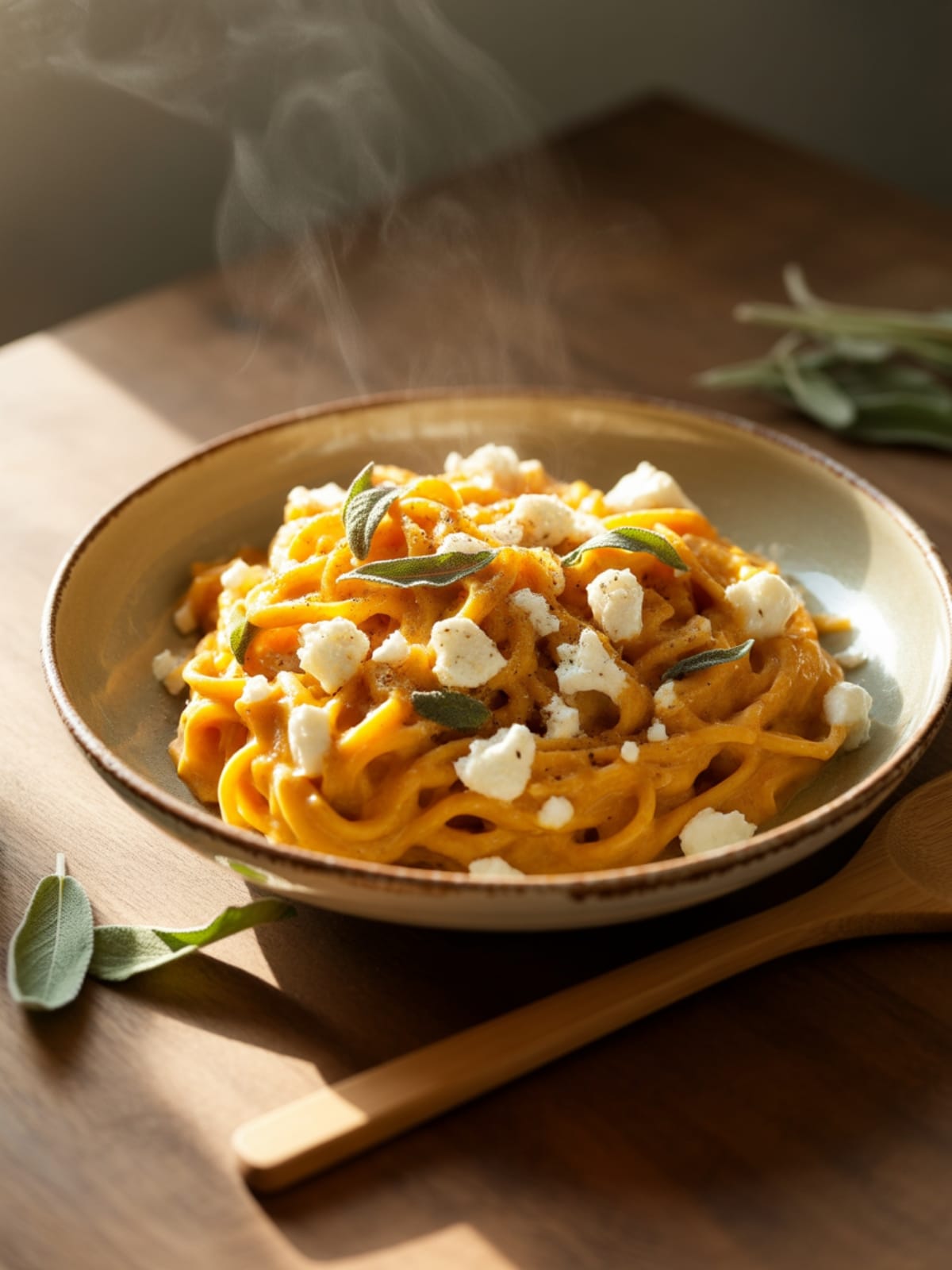 Autumn Delight: Creamy Pumpkin Feta Pasta You'll Make On Repeat