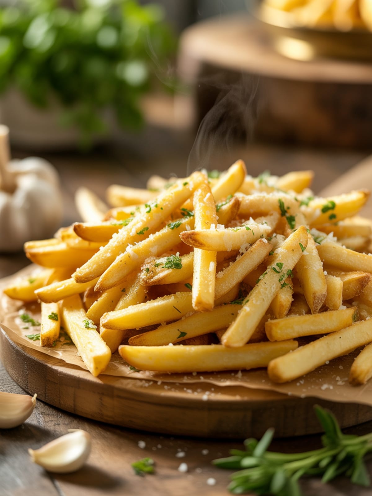 Best Air Fryer Garlic Fries Recipe Using Frozen