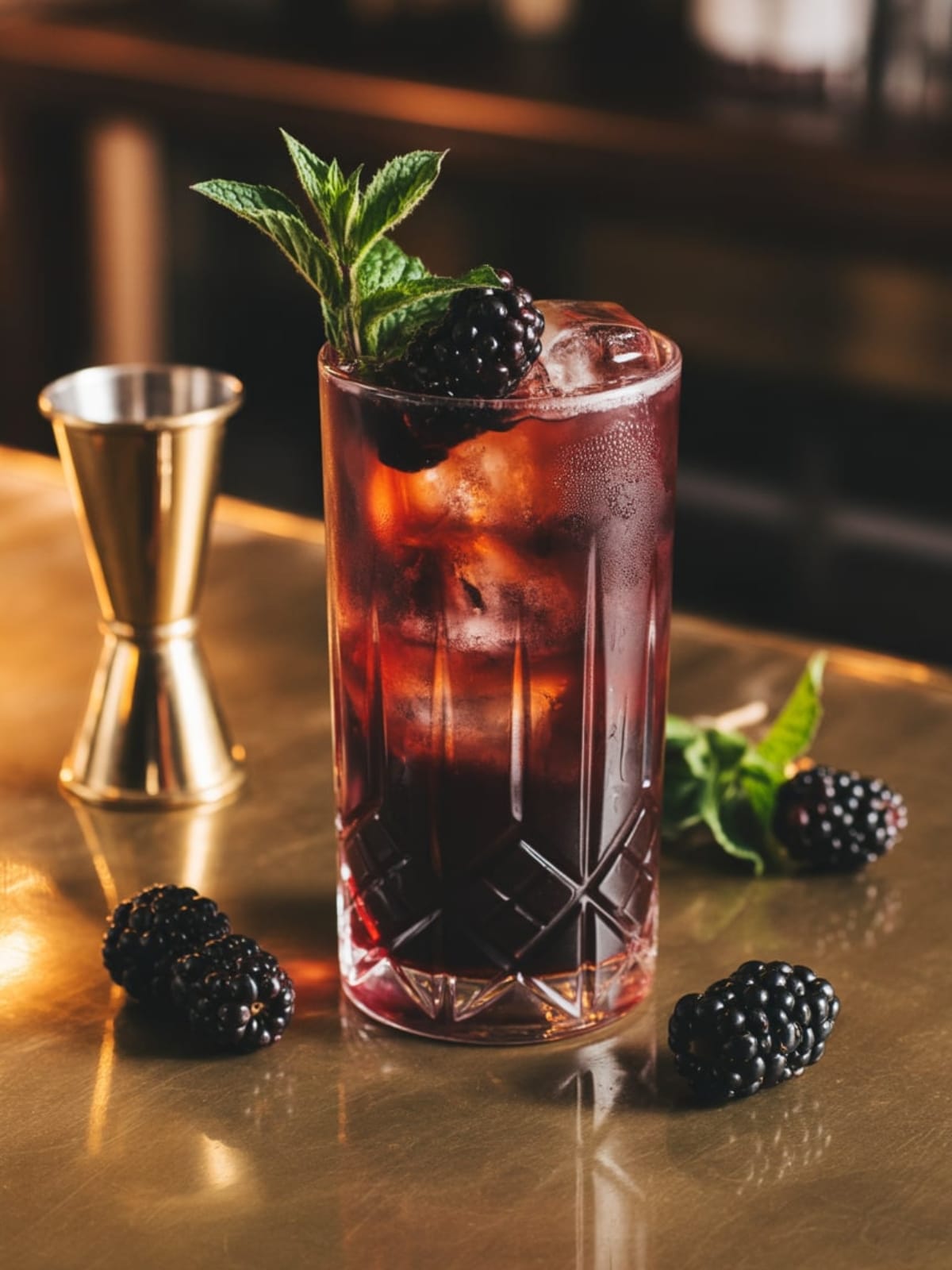 Blackberry Rum Cocktail